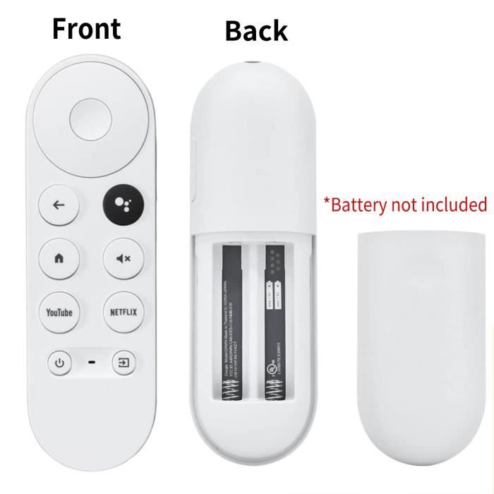 Blanc-Télécommande de remplacement pour Smart TV Google Chromecast 4k Snow  G9N9N ga0194-2020, avec touches de - Cdiscount TV Son Photo