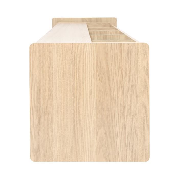 Osegor Bibliothèque Rotative à 5 Niveaux Étagère Tournante Rotative à