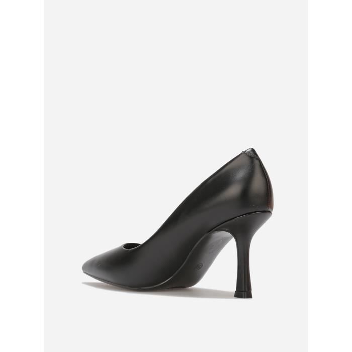 Escarpins Femme Simili Noir Talon Bobine Fin Achat Vente Escarpins Femme Simili Noir Talon Bobine Fin pas cher Cdiscount