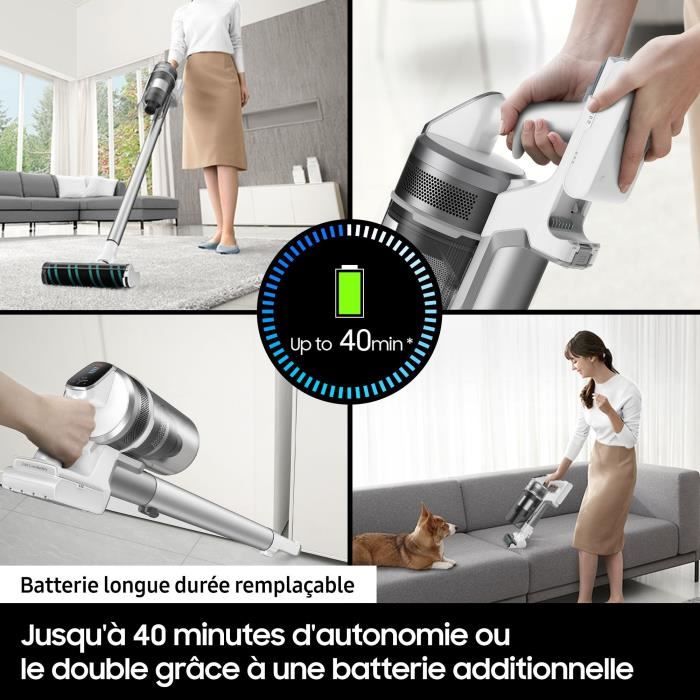 Aspirateur Balai Cyclonique Sans Fil Samsung Jet 75 Pet à Prix Carrefour