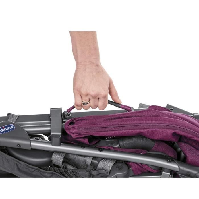 CHICCO Poussette canne Liteway 3 red plum Cdiscount Pu riculture