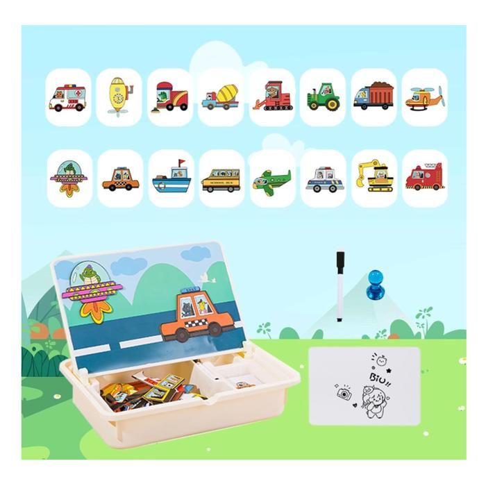 Boite Puzzle Magnetique Enfant Boîte De Puzzle Magnétique | Puzzle D'image À Associer Pour Tout-Petits Activité éducative 3 Ans Boite Puzzle Magnetique Enfant Boîte De Puzzle Magnétique | Puzzle D'image À Associer Pour Tout-Petits Activité éducative 3 Ans