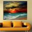 Baqi Peinture Impression Sur Toile La Mer Au Coucher Du