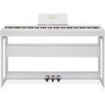 Piano numérique 88 touches Piano électrique 128 styles, MIDI In/Out, USB - Blanc-0