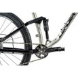 Vélo électrique VTT musculaire tout suspendu Leader Fox Harper 2021 - Argenté/noir - 185 cm-0