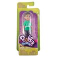 Polly Pocket - MATTEL - Mini poupée NICLAS avec pantalon bleu et chemise verte - Jouet en plastique multicolore-0