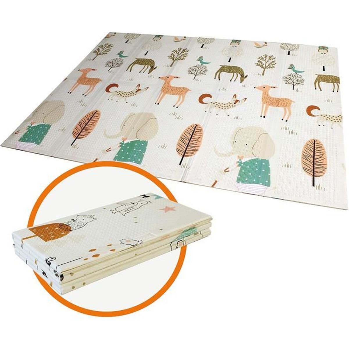 Tapis De Jeu Pour Bebe Enfant Tapis D Eveil Et De Jeux Pour Bebe Tapis Pliable En Mousse Antiderapant Impermeable Appliquer A L Inte Achat Vente Tapis Eveil Aire Bebe Cdiscount