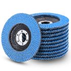 JIATZOCN 10PCS 60 Grain Ø125x22,2 mm Disques Abrasifs à Lamelles, Disques à Lamelles pour le Ponçage et le Polissage du Métal,Acier