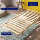 Le Roi du Matelas - Sommier à lattes Flex Eco - 120x190 cm - Cadre bois massif - Lattes bouleau / peuplier - Soutien ferme