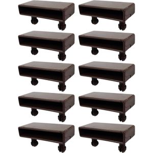 Attaches souples à clipser - Non spécifié - Lot de 4 - Gris - Roulant