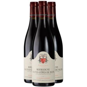 VIN ROUGE Bourgogne Hautes Côtes de Nuits Rouge 2021 - Lot de 3x75cl - Domaine Geantet-Pansiot - Vin AOC Rouge de Bourgogne