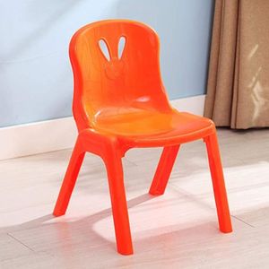 Orange Homyl Chaise de Meubles denfants Tabouret Rond