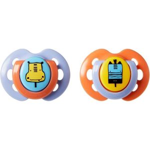 SUCETTE Sucettes - Tommee Tippee Fun Style Soothers Symmet