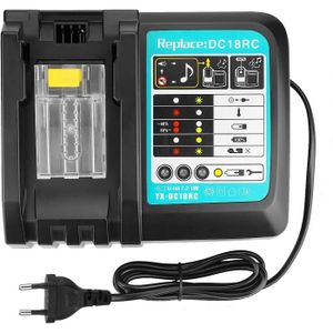 CHARGEUR MACHINE OUTIL Chargeur makita 14.4V-18V DC18RC pour Batteries Ma