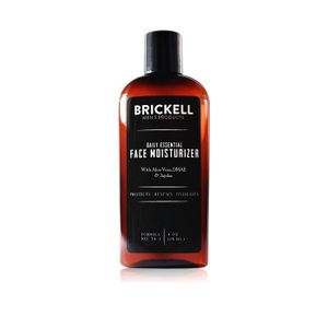 HYDRATANT VISAGE Brickell Men's Products Crème Visage Quotidienne Essentielle - Crème Visage Naturelle et Bio (Parfumée, 4 onces)