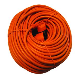 Rallonge Électrique Extérieur 20 M Schuko – IP44 – Orange Visible – 3500 W Max – Parfaite Pour Jardin, Terrasse, Chantier