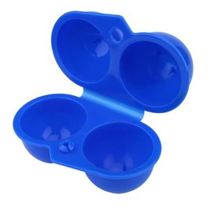 Boite de transport porte-oeufs plastique pliable bleu pour R4K6 pour 12 oeufs 