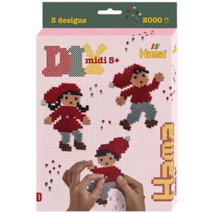 Sachet de perles Hama - 2,5 mm - rouge Noël