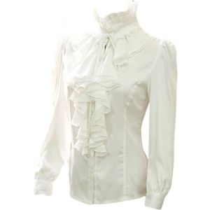 chemise à jabot femme