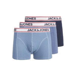 Boxer Homme JACK & JONES - Lot De 5 - Coton 95% élasthanne - Confortable Et Stretch