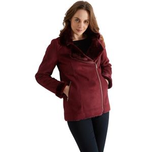Manteau peau lainee - Achat / Vente pas cher