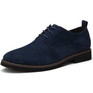 bottes cuir bleu marine homme