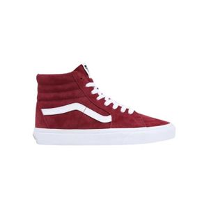 BASKET Baskets - VANS - SK8-Hi - Rouge - Femme - Jambe ha