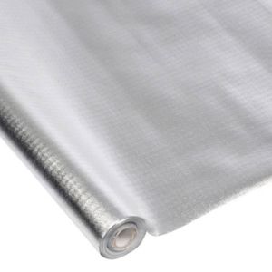 Gris Argenté Nappe Table Nappe Papier Jetable 118x180cm