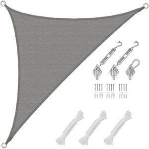 VOILE D'OMBRAGE AMANKA 2,5x2,5x3,5 Voile d'Ombrage Triangulaire Re