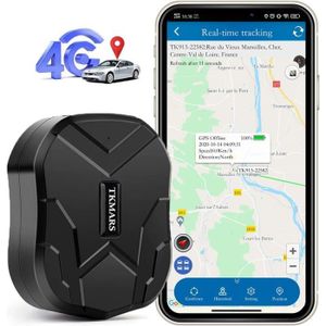 TRACAGE GPS Traceur Gps 4G Voiture Antivol Longue Autonomie Ba