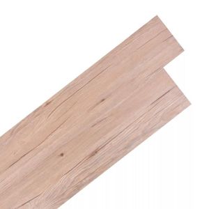 SOLS PVC vidaXL Planche de plancher PVC autoadhésif 5,02 m² 2 mm Marron chêne