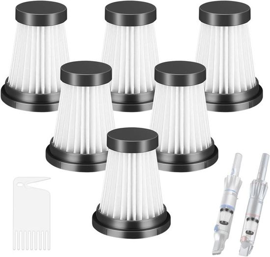 Lot De 3 Filtres HEPA De Rechange Pour Aspirateur Sans Fil Moosoo K12 Pro K13 Genius Invictus One 10 X7 20 91516423 Lot De 3 Filtres HEPA De Rechange Pour Aspirateur Sans Fil Moosoo K12 Pro K13 Genius Invictus One 10 X7 20 91516423