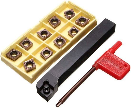Porte-outil Tournage MGEHR2525-3 Avec Inserts Carbure MGMN300-M - Alliage Acier 25mm, 150mm Longueur, Pour Usinage Métaux