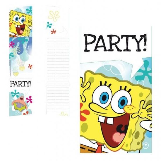 6 Cartes D Invitaion Bob L Eponge Achat Vente Faire Part Invitation 6 Cartes D Invitaion Bob L Cdiscount 6 Cartes D Invitaion Bob L Eponge Achat Vente Faire Part Invitation 6 Cartes D Invitaion Bob L Cdiscount