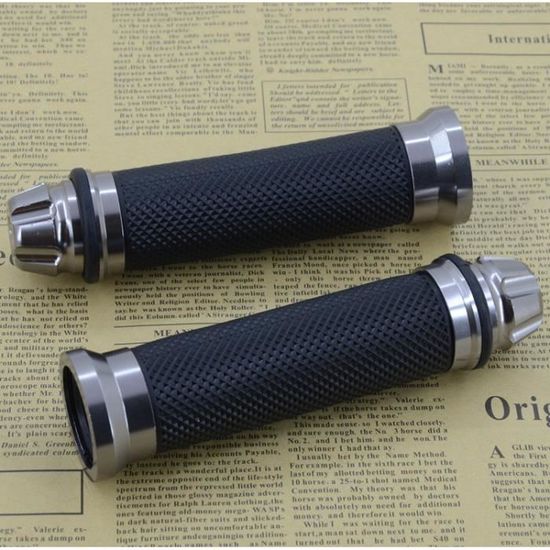 7/8 `` Poignées De Poignée De Guidon De Moto Universelles Embouts De Barre Bouchon De