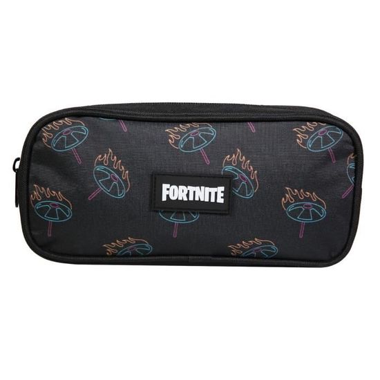 Bagtrotter Trousse Scolaire Rectangulaire Jurassic World Noir T-Rex - 23x5x10 Cm