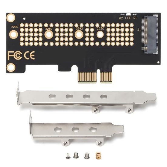 (PCIEx1)Adaptateur PCIe NVME Carte Adaptateur SSD M.2 Vers PCIe Express ...