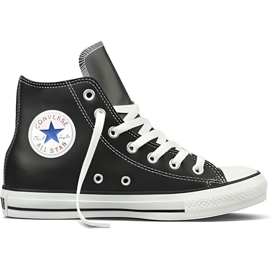 converse montante cuir enfant