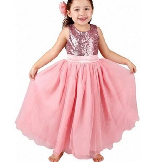 robe rose ete