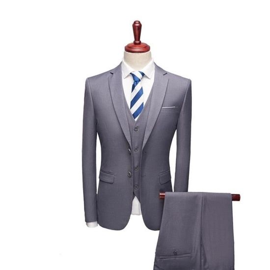 Costume Hommes 3 pièces - XD552 - Slim Fit - Marron - Prêt-à Costume Hommes 3 pièces - XD552 - Slim Fit - Marron - Prêt-à
