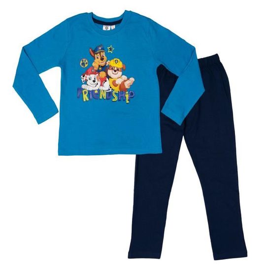 Pyjama Phosphorescent Pour Enfant 3-8 Ans - Ensemble Jogging Manches Longues, Imprimé Brillant Dans Le Noir - 7