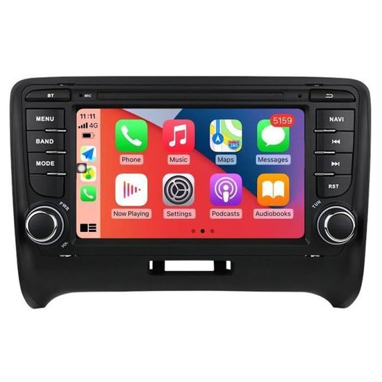 Autoradio GPS Bluetooth pour Audi TT MK2 8J 20062014 CarPlay Android Auto Radio Stéréo