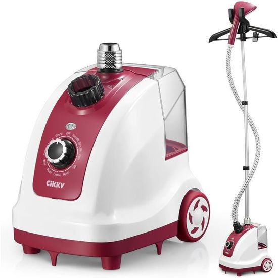 Défroisseur Vapeur Vertical Professionnel 2000 W – 1,7 L – 6 Niveaux Vapeur + Accessoires