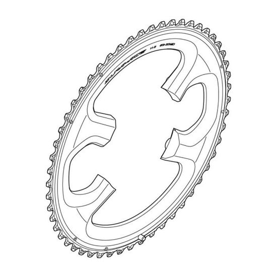 Plateau Shimano Dura Ace FC-9000 34 Dents - Neuf Y1N234000
