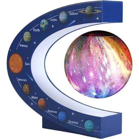 Lampe Lune 3D LED - 16 Couleurs, Télécommande, USB Rechargeable - Veilleuse Déco Pour Chambre