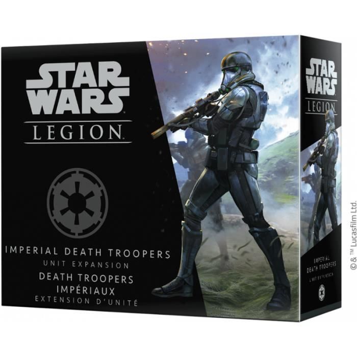 Jeux de société - Star Wars Légion : Death Troopers Impériaux - Extension - Dès 14 ans Noir