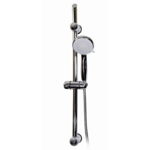 ADOB Barre de douche avec flexible et douchette 4fonctions et dispositif d`arrêt, - 40157
