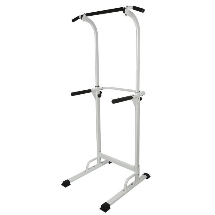 OOBEST® Pull Up Fitness - Blanc Barre de Traction Ajustable Musculation Multifonction