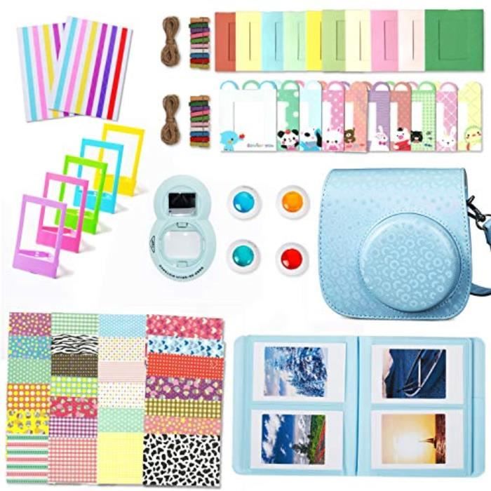 Sac A Dos - Sac Photo - Optique WYAC6 accessoires pour appareils photo compatibles avec fujifilm instax mini 9 ou mini 8 8+ comprenn