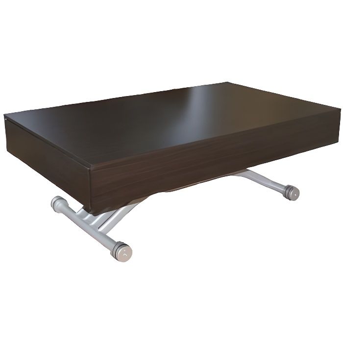 Table basse relevable Miami Wengé